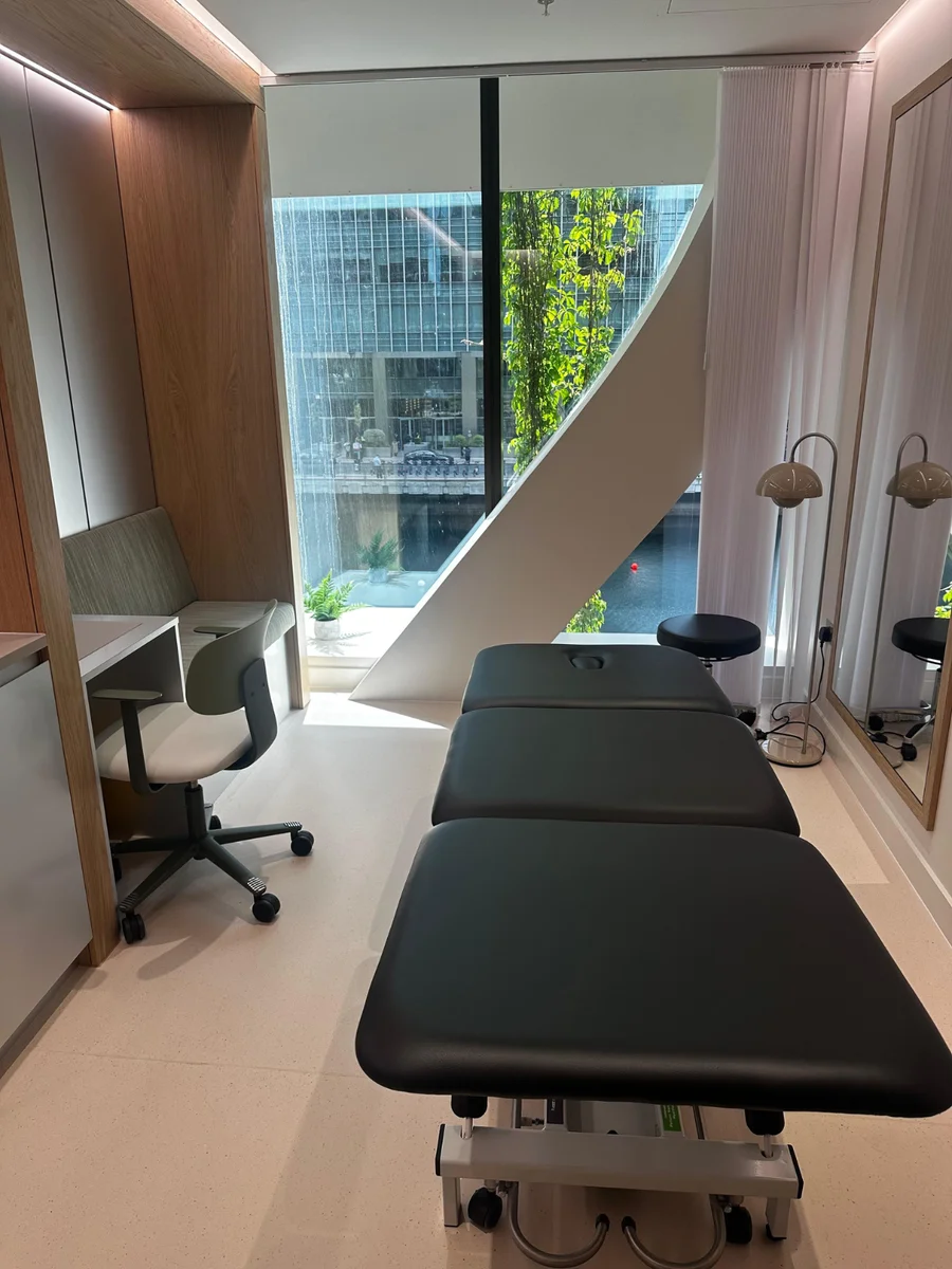 Treatment room — Kaizen Physio Canary Wharf